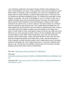 My Music Journey: From No Exposure to Diverse Tastes