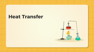 Heat Transfer: Conduction, Convection, Radiation