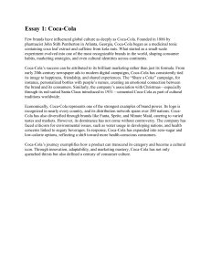 Coca-Cola Essay: History, Marketing, and Cultural Impact