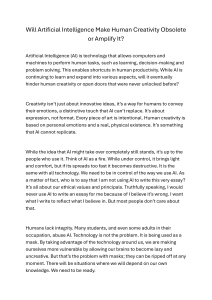 AI and Human Creativity: Obsolete or Amplified?