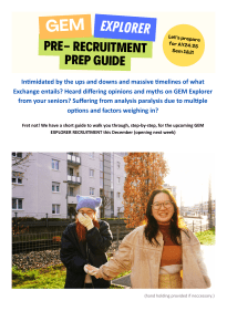 NTU GEM Explorer Prep Guide AY24/25