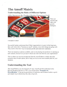 The Ansoff Matrix Guide