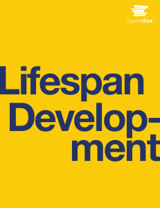 Lifespan Development Textbook | OpenStax