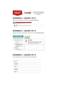 Dossier 2 : Le&ccedil;ons de fran&ccedil;ais A1 1-6 - Th&egrave;mes de voyage