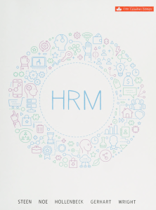 Human Resource Management Fifth Canadian Edition Textbook