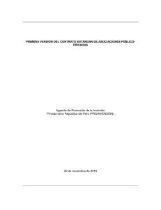 Contrato Est&aacute;ndar APP Per&uacute; 2019
