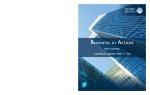 Business in Action 10th Edition Global Textbook