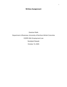 BC COVID-19 Vaccine Mandate: Charter Rights Analysis