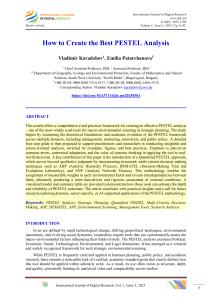 How to Create the Best PESTEL Analysis