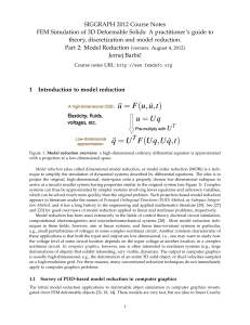 FEM Simulation Model Reduction Guide