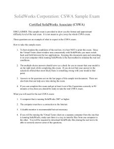 CSWA Sample Exam Free PDF