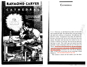Analysis of Raymond Carver's Cathedral