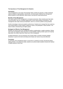 Time Management for Students: Tips & Strategies