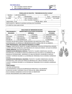 Informe Fibrobroncoscopia y Fibrosis Pulmonar