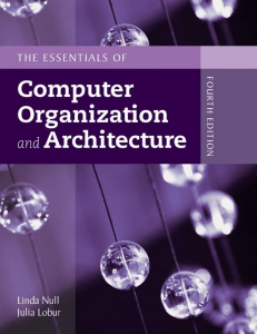 The Essentials of Computer Organization and Architecture Textbook