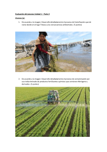 Examen de Eutrofizaci&oacute;n y Contaminaci&oacute;n