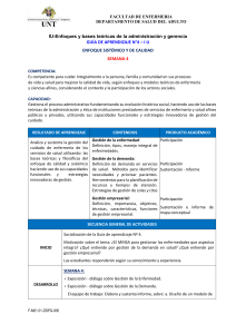 Gu&iacute;a de aprendizaje de administraci&oacute;n de enfermer&iacute;a: enfoque sist&eacute;mico y calidad