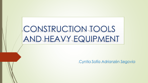 Construction Tools and Heavy Equipment Guide