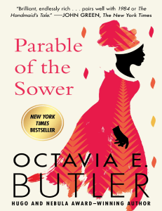 Parable of the Sower by Octavia E. Butler