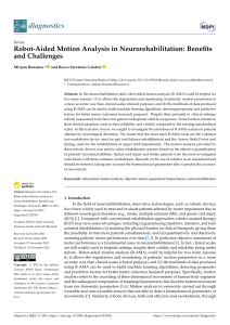 Robot-Aided Motion Analysis in Neurorehabilitation