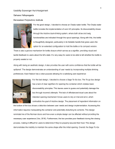 Usability Scavenger Hunt Assignment Analysis