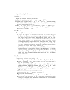 Przewodnik do egzaminu z Rachunku Wielu Zmiennych i Algebry