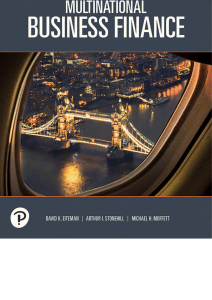 Multinational Business Finance 16th Edition PDF
