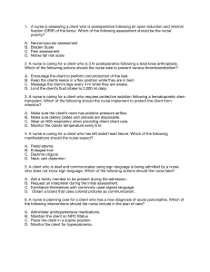 Nursing Practice Test Questions and Answers