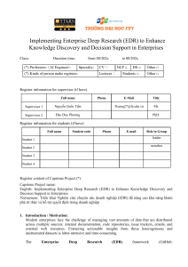 Implementing Enterprise Deep Research (EDR) for Knowledge Discovery