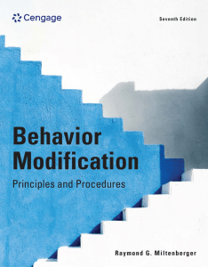 Behavior Modification: Principles and Procedures 7th Edition