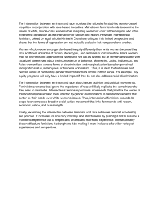 Intersectionality: Race and Feminism