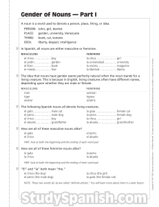 Spanish Grammar Basics: Nouns, Verbs, Ser vs Estar