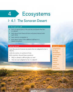 Ecosystems and Ecology Textbook Chapter