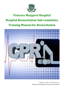 PMH Resuscitation Training Manual: CPR & ACLS Guidelines