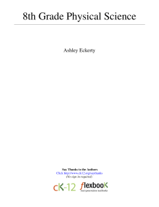 8th Grade Science Textbook