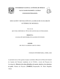 Educaci&oacute;n y Revoluci&oacute;n en las ideas de Juana Bel&eacute;n Guti&eacute;rrez de Mendoza