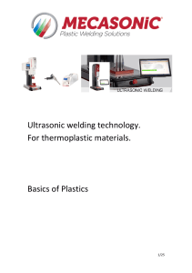 Ultrasonic Welding Technology for Thermoplastics Basics