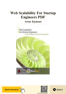 Web Scalability for Startup Engineers