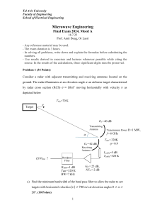 Microwave Engineering Final Exam 2024 - Tel Aviv University