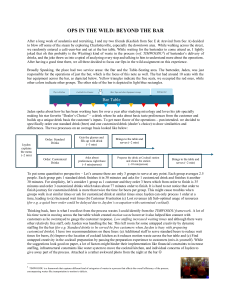 Operations Management Case Study: Bar Service Process Analysis