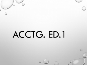 Financial Accounting: Merchandising Operations & Reporting