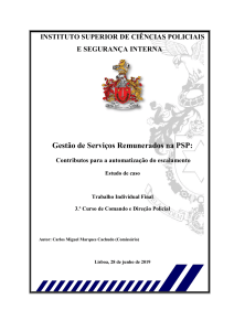 Automatiza&ccedil;&atilde;o de Servi&ccedil;os Remunerados PSP