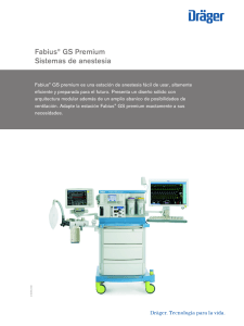Fabius&reg; GS Premium: Estaci&oacute;n de Anestesia de Dr&auml;ger