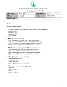 Physics Worksheet: Energy Transfer and Heat Methods