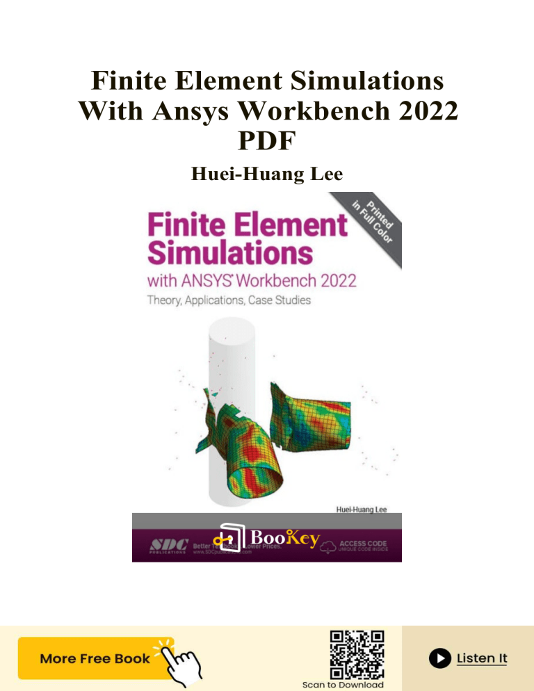 Finite Element Simulations with Ansys Workbench 2022 PDF