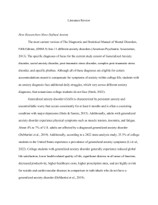 Anxiety in College Students: Identity, Personality & Social Media