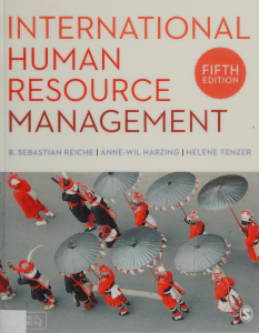 International Human Resource Management 5th Edition Textbook