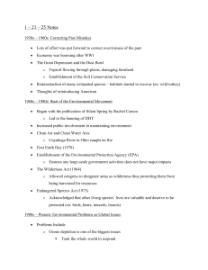 Intro to Environmental Science Notes