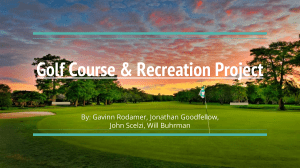 Sustainable Golf Course Redevelopment Plan