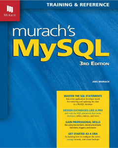 Murachs Mysql, 3rd Edition (Joel Murach) (Z-Library)